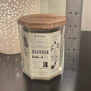 Oaked Bourbon No. 04 w/Wood wick by Makers of Wax Goods in reusable glass